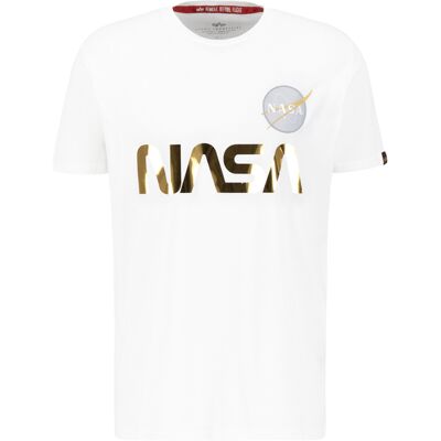 alpha industries NASA Reflective T-Shirt Weiß S alpha industries NASA Reflective T-Shirt Weiß S