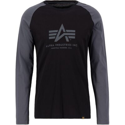 alpha industries Basic Longsleeve Schwarz/Dunkelgrau M alpha industries Basic Longsleeve Schwarz/Dunkelgrau M
