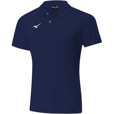 Mizuno - "Shizuoka Free Time" Poloshirt für Herren (Marine) Marine S Mizuno - "Shizuoka Free Time" Poloshirt für Herren (Marine) Marine S
