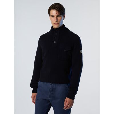 North Sails Pullover Archiv-Knopfleiste vorne Navy blau L North Sails Pullover Archiv-Knopfleiste vorne Navy blau L