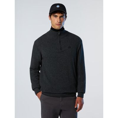 North Sails Pullover Halber Reißverschluss aus Kaschmirmischung Dunkelgrau XS North Sails Pullover Halber Reißverschluss aus Kaschmirmischung Dunkelgrau XS