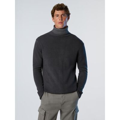 North Sails Pullover Verblasster Rollkragenpullover Dunkelgrau XS North Sails Pullover Verblasster Rollkragenpullover Dunkelgrau XS