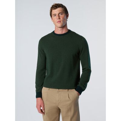 North Sails Pullover Kaschmirmischung gestreift Dunkelgrün L North Sails Pullover Kaschmirmischung gestreift Dunkelgrün L