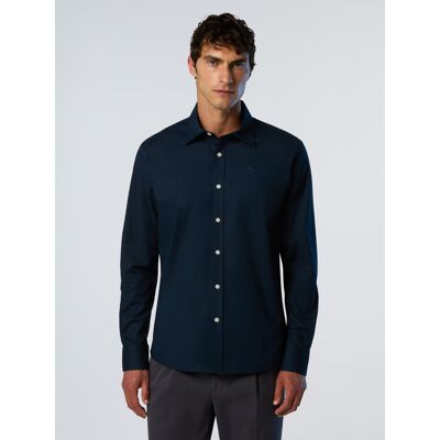 North Sails Hemd Stretch-Popeline Navy blau XS North Sails Hemd Stretch-Popeline Navy blau XS