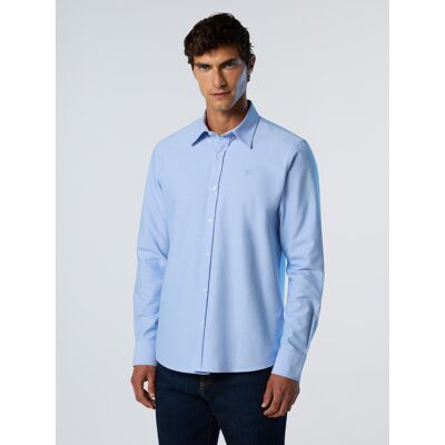 North Sails Oxford-Hemd Mit gesticktem Logo Hellblau S North Sails Oxford-Hemd Mit gesticktem Logo Hellblau S