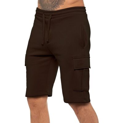 Enzo Herren Cargo-Shorts Braun L Enzo Herren Cargo-Shorts Braun L