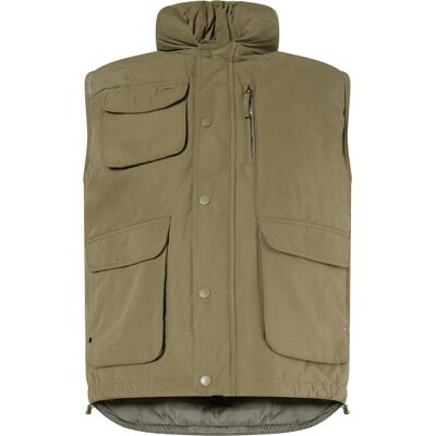 TUFFSKULL Weste Herren militärisch oliv Khaki M TUFFSKULL Weste Herren militärisch oliv Khaki M
