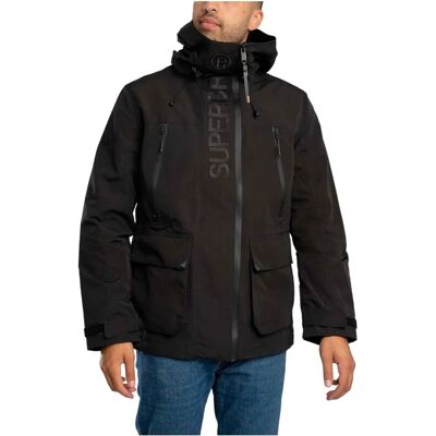 Superdry Ultimate-Windjacke für Herren Schwarz S Superdry Ultimate-Windjacke für Herren Schwarz S