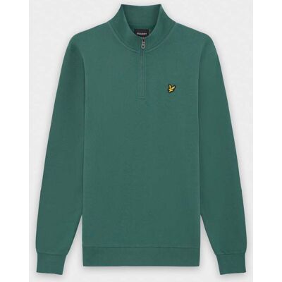 Lyle & Scott Halbzip Sweatshirt in Dunkelgrün Dunkelgrün 2XL Lyle & Scott Halbzip Sweatshirt in Dunkelgrün Dunkelgrün 2XL