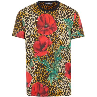 Dolce & Gabbana T-Shirt Braun EU50 Dolce & Gabbana T-Shirt Braun EU50