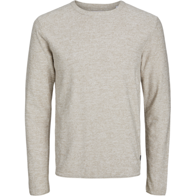 Jack & Jones Pullover Strick Crew Neck Beige Beige L Jack & Jones Pullover Strick Crew Neck Beige Beige L