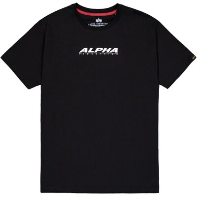 alpha industries Alpha Backprint Puff T-Shirt Schwarz L alpha industries Alpha Backprint Puff T-Shirt Schwarz L