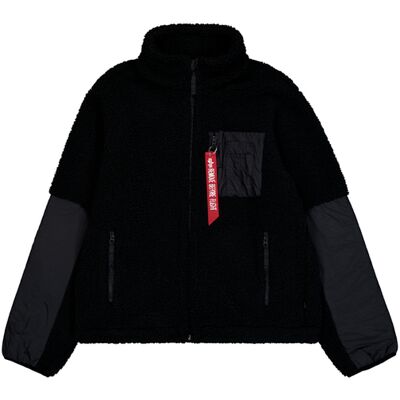 alpha industries Sherpa Zip-Jacket Schwarz M alpha industries Sherpa Zip-Jacket Schwarz M
