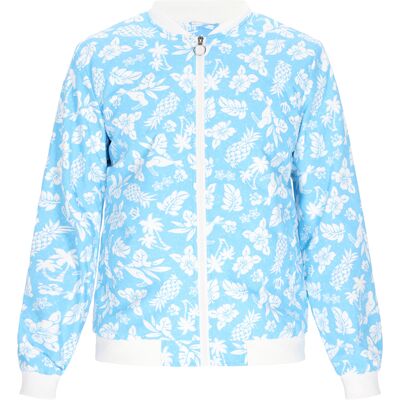 Mo Jacke Männer blau mehrfarbig Blau S Mo Jacke Männer blau mehrfarbig Blau S