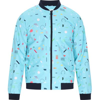 Mo Jacke Männer aqua mehrfarbig Türkis L Mo Jacke Männer aqua mehrfarbig Türkis L