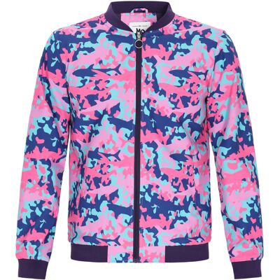 Mo Jacke Männer rosa mehrfarbig Rosa L Mo Jacke Männer rosa mehrfarbig Rosa L