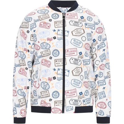 Mo Jacke Männer cremeweiß mehrfarbig Cremefarben M Mo Jacke Männer cremeweiß mehrfarbig Cremefarben M