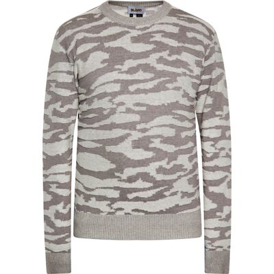 Mo Pullover Männer Wollweiss Grau Melange Cremefarben M Mo Pullover Männer Wollweiss Grau Melange Cremefarben M