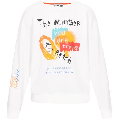 Mo Sweatshirt Männer Weiß Weiß S Mo Sweatshirt Männer Weiß Weiß S