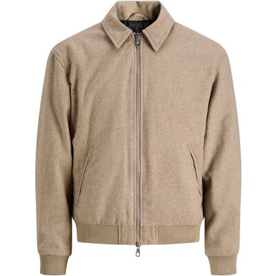 Jack & Jones Sommer Bomberjacke Beige Beige S Jack & Jones Sommer Bomberjacke Beige Beige S