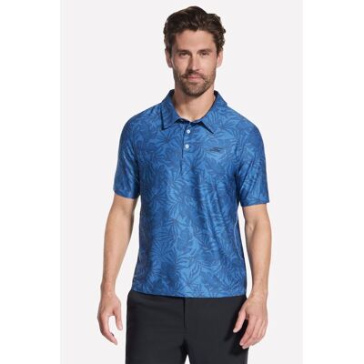 Skechers GO DRI All Day Bedrucktes Polyester Herren Polohemd in Weiß Weiß M Skechers GO DRI All Day Bedrucktes Polyester Herren Polohemd in Weiß Weiß M