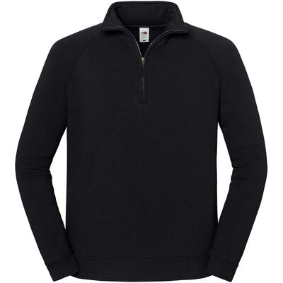 Fruit of the Loom Unisex Erwachsenen Iconic Premium Sweatshirt (Schwarz) Schwarz 4XL Fruit of the Loom Unisex Erwachsenen Iconic Premium Sweatshirt (Schwarz) Schwarz 4XL
