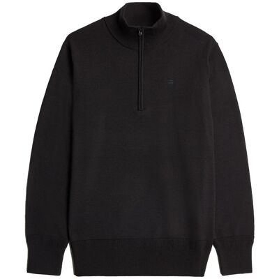 G Star Raw Premium Core Half Zip Knit Strickpullover Schwarz XL G Star Raw Premium Core Half Zip Knit Strickpullover Schwarz XL