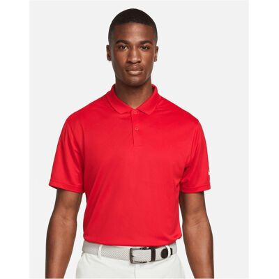 Nike - "Victory" Poloshirt für Herren (Obsidianschwarz/Weiß) Rot S Nike - "Victory" Poloshirt für Herren (Obsidianschwarz/Weiß) Rot S