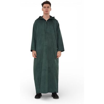 Thobez Herren Kapuzen-Eid-grüne marokkanische Jubba-Robe Ramadan Eid Thobe – HM12 Grün 54 Thobez Herren Kapuzen-Eid-grüne marokkanische Jubba-Robe Ramadan Eid Thobe – HM12 Grün 54