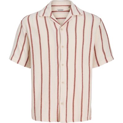 Jack & Jones Hemd Coba Stripe Resort Baumwollhemd Beige Beige L Jack & Jones Hemd Coba Stripe Resort Baumwollhemd Beige Beige L