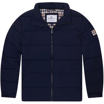 Aquascutum Active Sp Marineblaue Steppjacke Mit Stehkragen Marine XL Aquascutum Active Sp Marineblaue Steppjacke Mit Stehkragen Marine XL