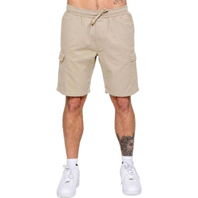 Kruze By Enzo Kruze Herren Cargo-Shorts Beige 2XL Kruze By Enzo Kruze Herren Cargo-Shorts Beige 2XL