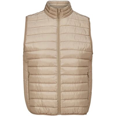 SOLS - "Stream" Weste für Herren (Seil) Beige 2XL SOLS - "Stream" Weste für Herren (Seil) Beige 2XL