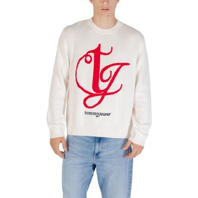 Tommy Hilfiger Tj Logo Rundhals-Pullover Weiß XL Tommy Hilfiger Tj Logo Rundhals-Pullover Weiß XL