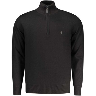 Coveri Moving Schwarz Viskose Herrenpullover Schwarz M Coveri Moving Schwarz Viskose Herrenpullover Schwarz M