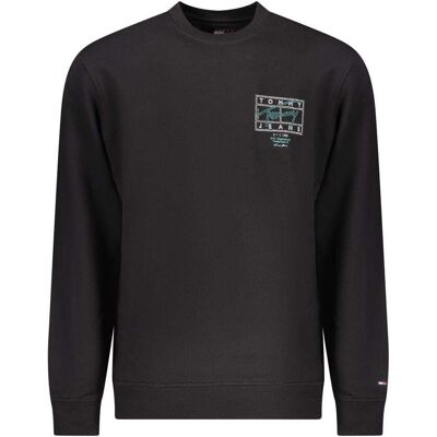 Tommy Hilfiger Schwarzes Baumwolle Herren Sweatshirt Schwarz 2XL Tommy Hilfiger Schwarzes Baumwolle Herren Sweatshirt Schwarz 2XL