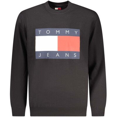 Tommy Hilfiger Schwarzes Baumwoll Sweatshirt für Herren Schwarz M Tommy Hilfiger Schwarzes Baumwoll Sweatshirt für Herren Schwarz M