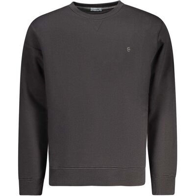 Coveri Moving Schwarz Baumwolle Herrenpullover Schwarz 2XL Coveri Moving Schwarz Baumwolle Herrenpullover Schwarz 2XL