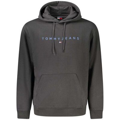 Tommy Hilfiger Schwarzes Baumwoll-Herren-Sweatshirt Schwarz XL Tommy Hilfiger Schwarzes Baumwoll-Herren-Sweatshirt Schwarz XL