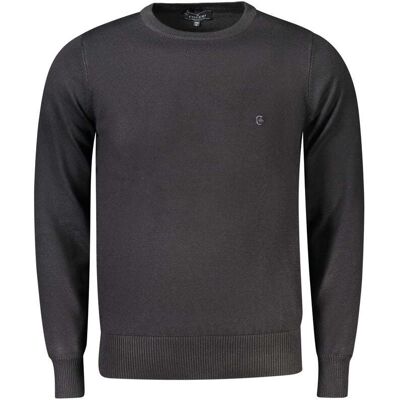 Coveri Moving Schwarzer Viskose Herrenpullover Schwarz L Coveri Moving Schwarzer Viskose Herrenpullover Schwarz L