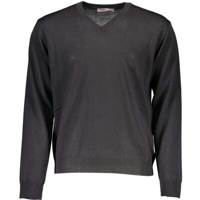 Romeo Gigli Sportif Romeo Gigli Schwarzer Lana Herrenpullover Schwarz S Romeo Gigli Sportif Romeo Gigli Schwarzer Lana Herrenpullover Schwarz S