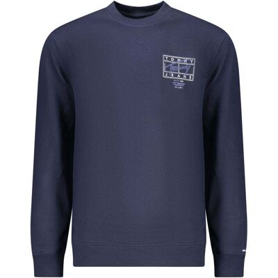 Tommy Hilfiger Blaues Baumwoll Herren Sweatshirt Blau L Tommy Hilfiger Blaues Baumwoll Herren Sweatshirt Blau L