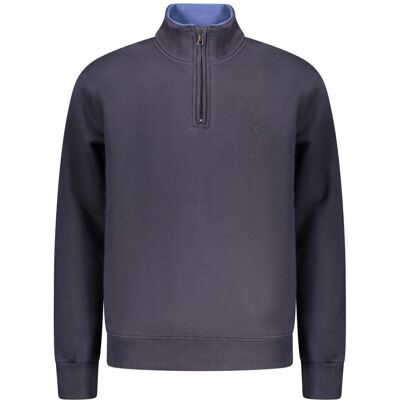 Coveri Moving Blauer Baumwoll Herrenpullover Blau M Coveri Moving Blauer Baumwoll Herrenpullover Blau M