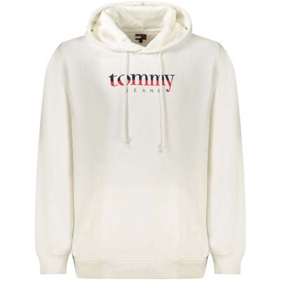 Tommy Hilfiger Weißes Baumwoll-Herren Sweatshirt Weiß L Tommy Hilfiger Weißes Baumwoll-Herren Sweatshirt Weiß L
