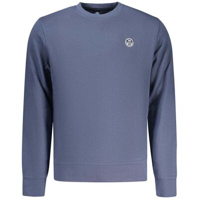 North Sails Blauer Baumwoll-Herrenpullover Blau XL North Sails Blauer Baumwoll-Herrenpullover Blau XL