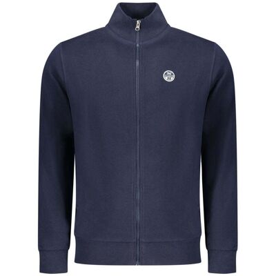North Sails Blaues Baumwoll-Sweatshirt für Herren Blau XL North Sails Blaues Baumwoll-Sweatshirt für Herren Blau XL