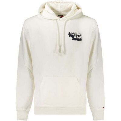 Tommy Hilfiger Weißes Baumwoll-Herren-Sweatshirt Weiß M Tommy Hilfiger Weißes Baumwoll-Herren-Sweatshirt Weiß M