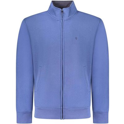 Coveri Moving Blu Baumwoll Herren Sweatshirt Blau M Coveri Moving Blu Baumwoll Herren Sweatshirt Blau M