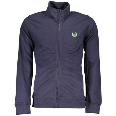 Gianmarco Venturi Blauer Baumwoll-Herrenpullover Blau 2XL Gianmarco Venturi Blauer Baumwoll-Herrenpullover Blau 2XL