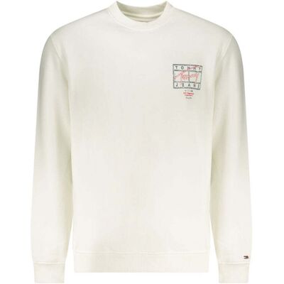 Tommy Hilfiger Weißes Baumwoll Herren Sweatshirt Weiß S Tommy Hilfiger Weißes Baumwoll Herren Sweatshirt Weiß S
